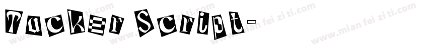 Tucker Script字体转换